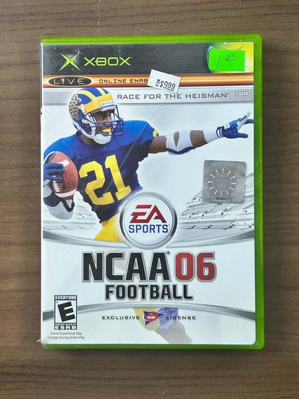 NCAA Football 06 Microsoft Xbox With Case & Manual EA Sports